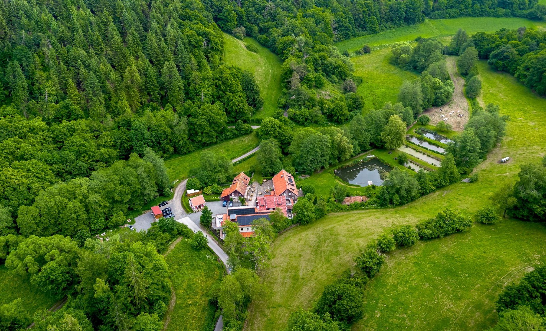 Landhaus Bärenmühle Drohne
